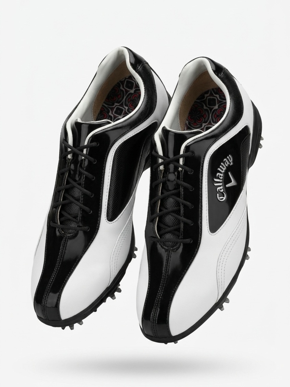 Callaway Men's Black & White Athletic Golf Shoes